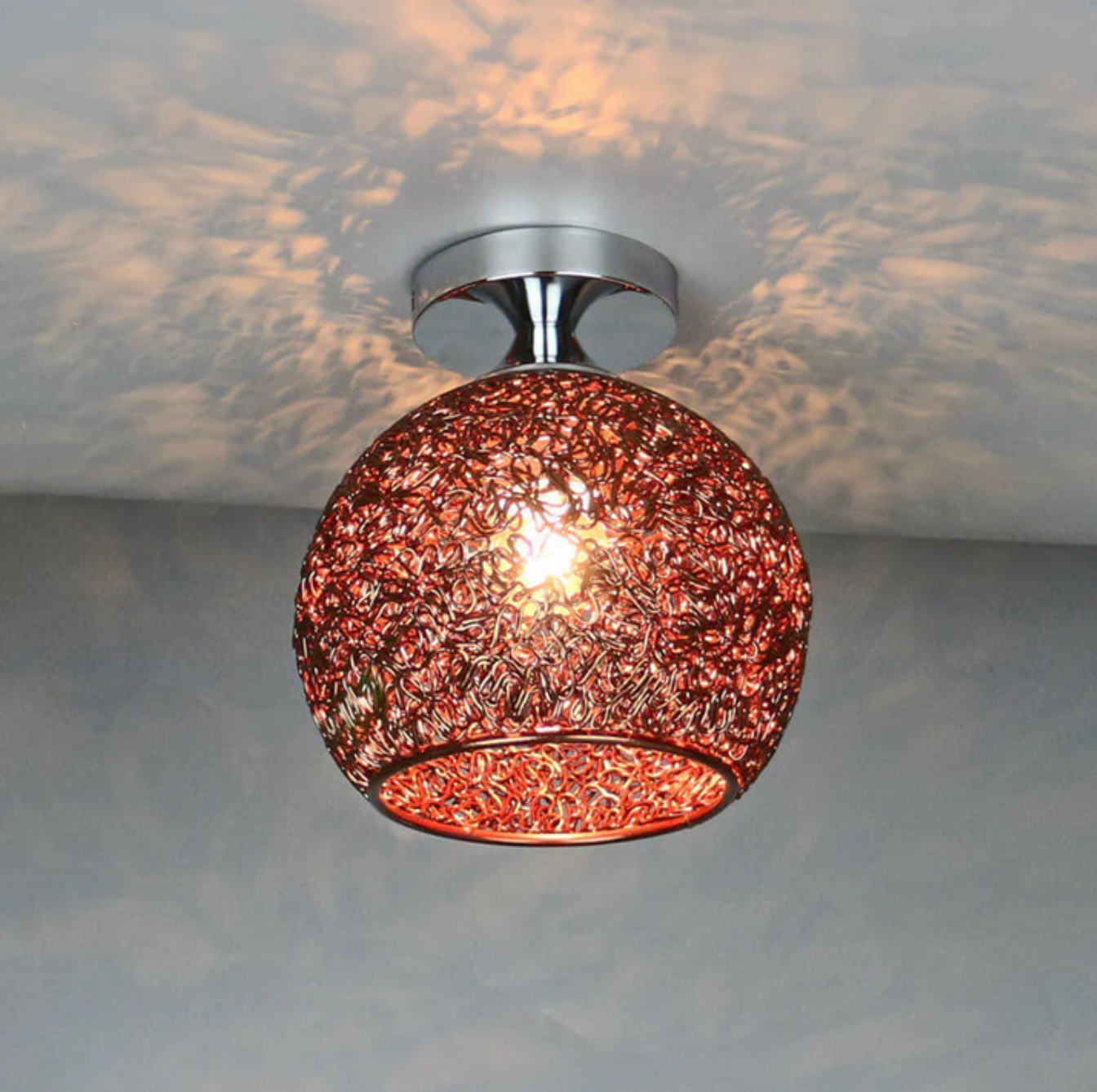 Meluné - Metal Globe Ceiling Light