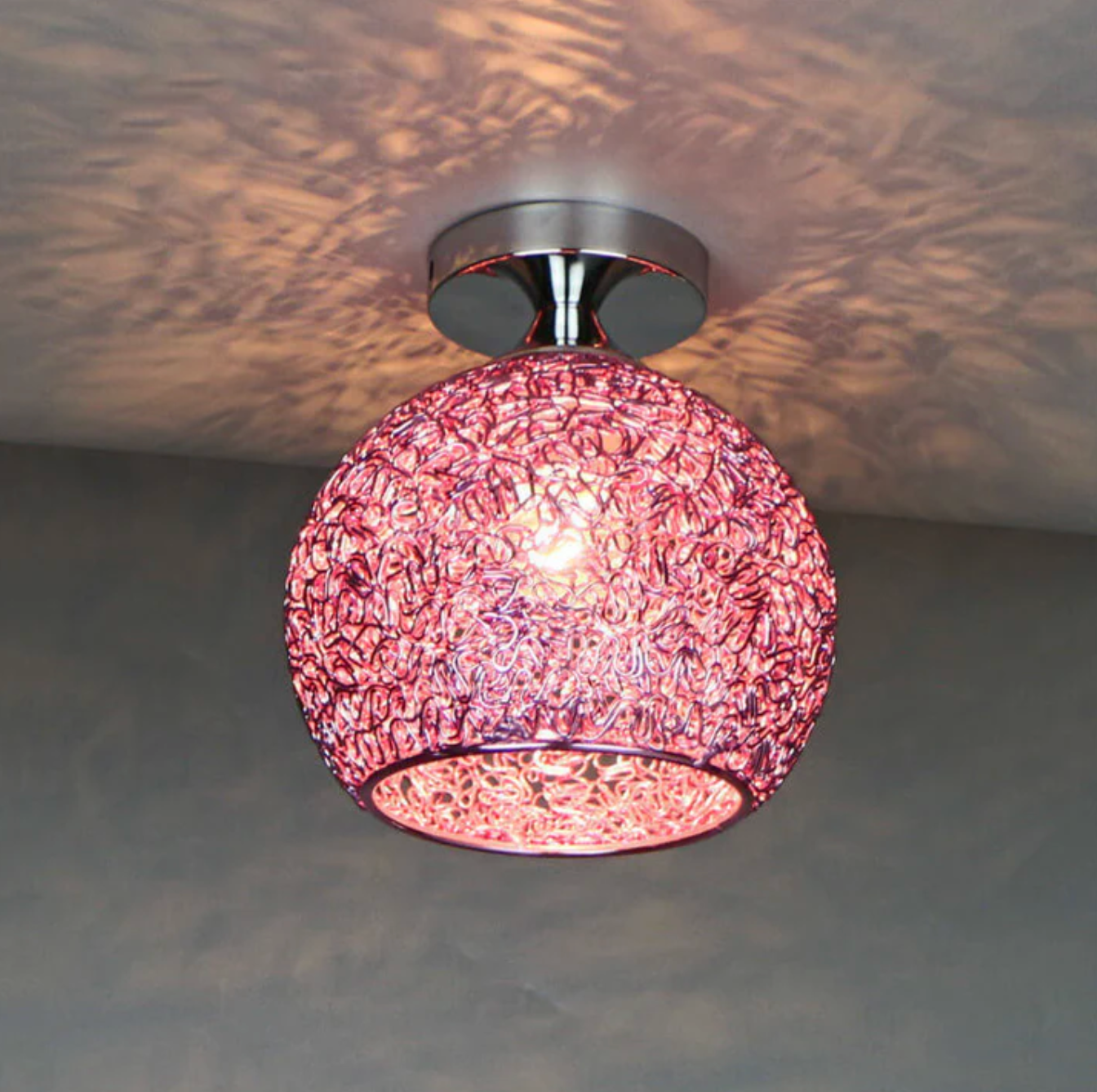 Meluné - Metal Globe Ceiling Light