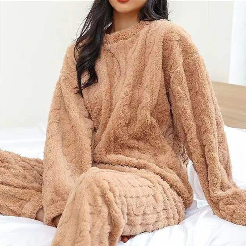 Damespyjama in fleece Emma - Warm en knus