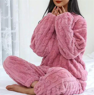 Damespyjama in fleece Emma - Warm en knus