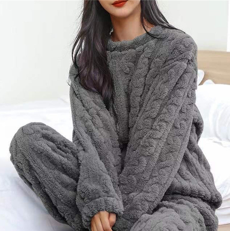 Damespyjama in fleece Emma - Warm en knus