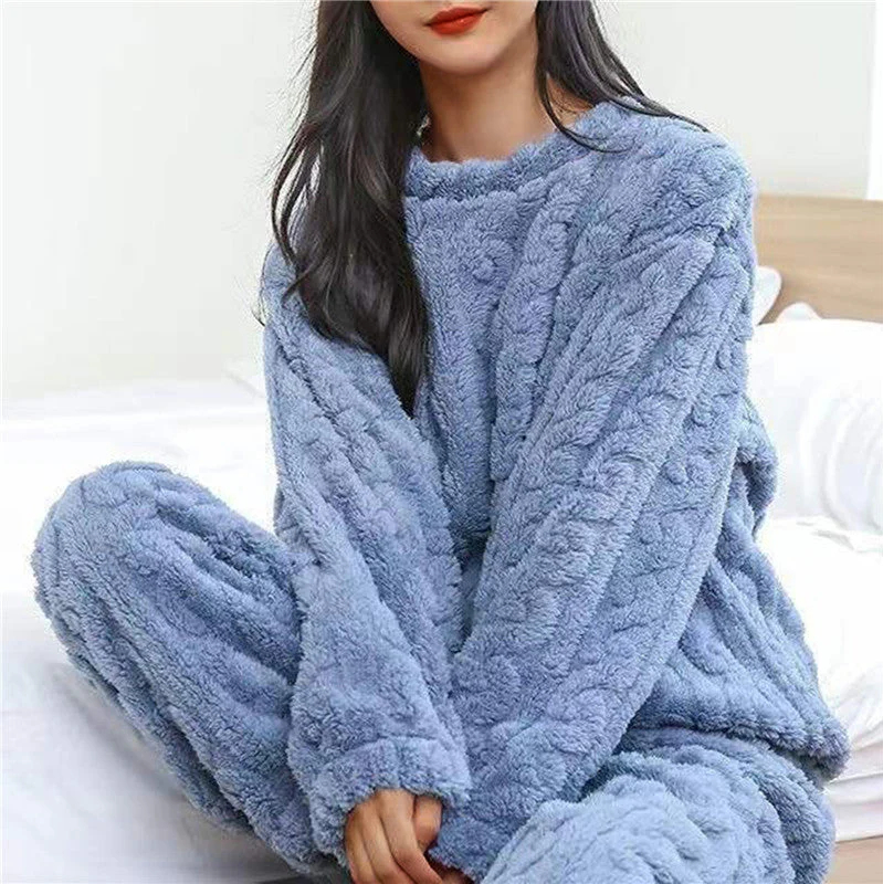 Damespyjama in fleece Emma - Warm en knus