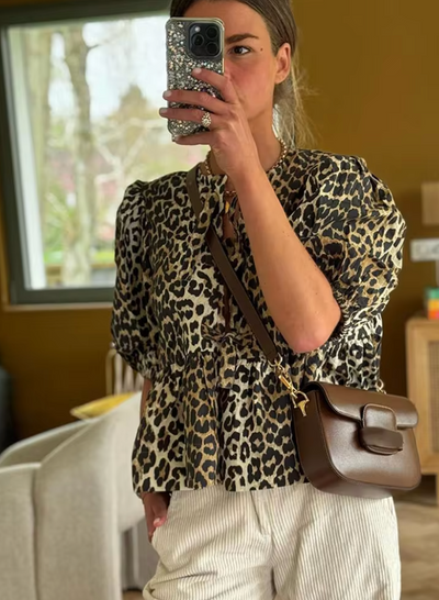 Gisou - Trendy Puff Sleeve Top 