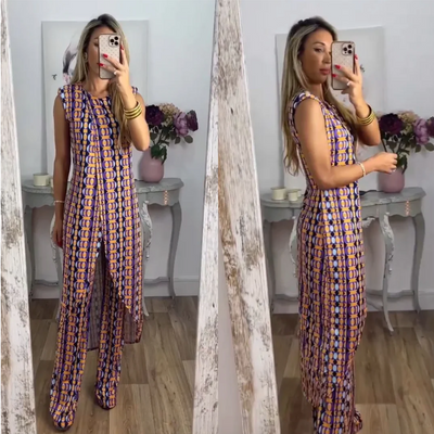 Neith - Comfy Set met Abstracte Print