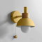 Colme - Wooden Accent Wall Light With Pull Chain