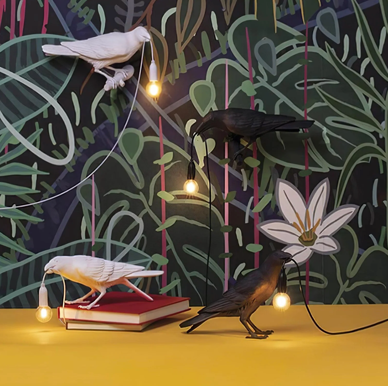 Corvane - Bird Table Lamp