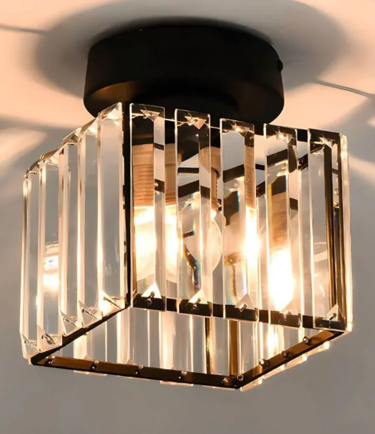 Diora - Crystal Flush Mount Ceiling Light