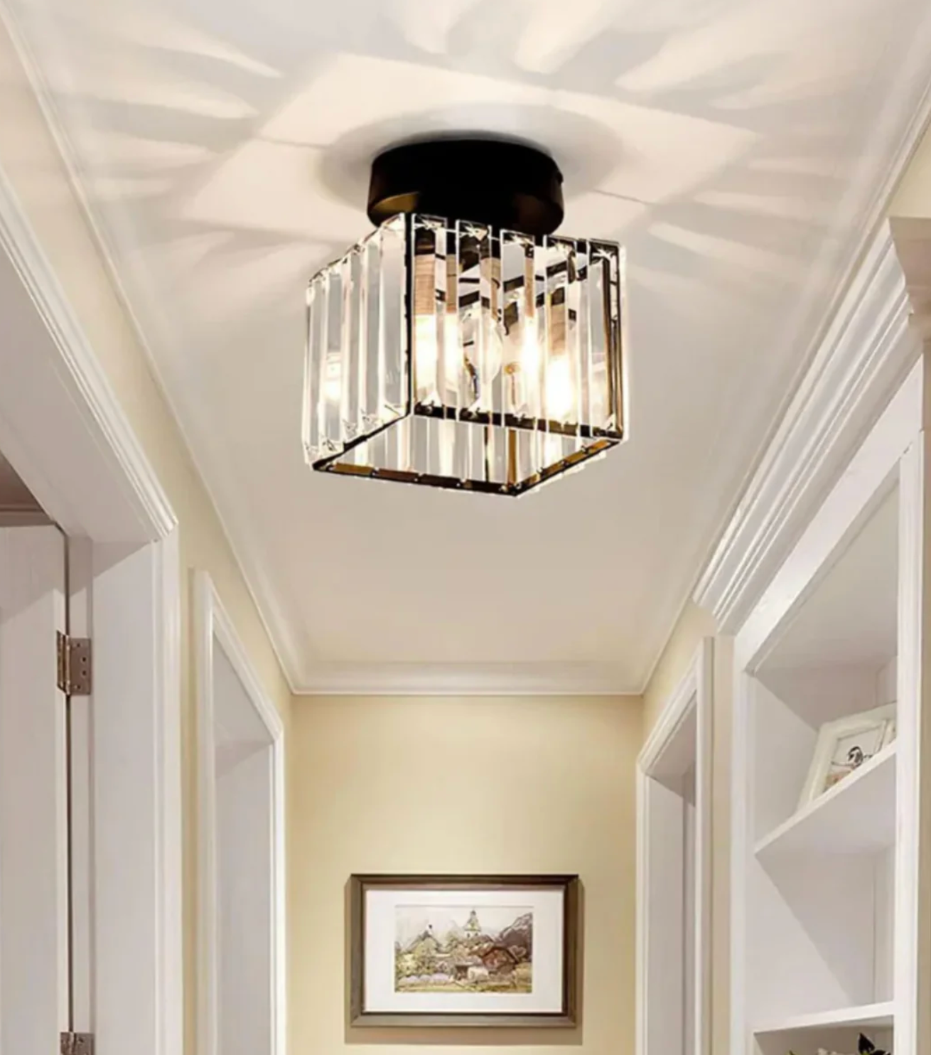 Diora - Crystal Flush Mount Ceiling Light