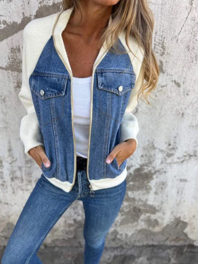Brooklynn - Modern jasje met denim