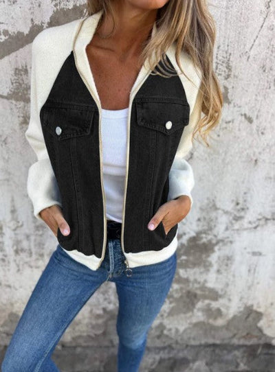 Brooklynn - Modern jasje met denim