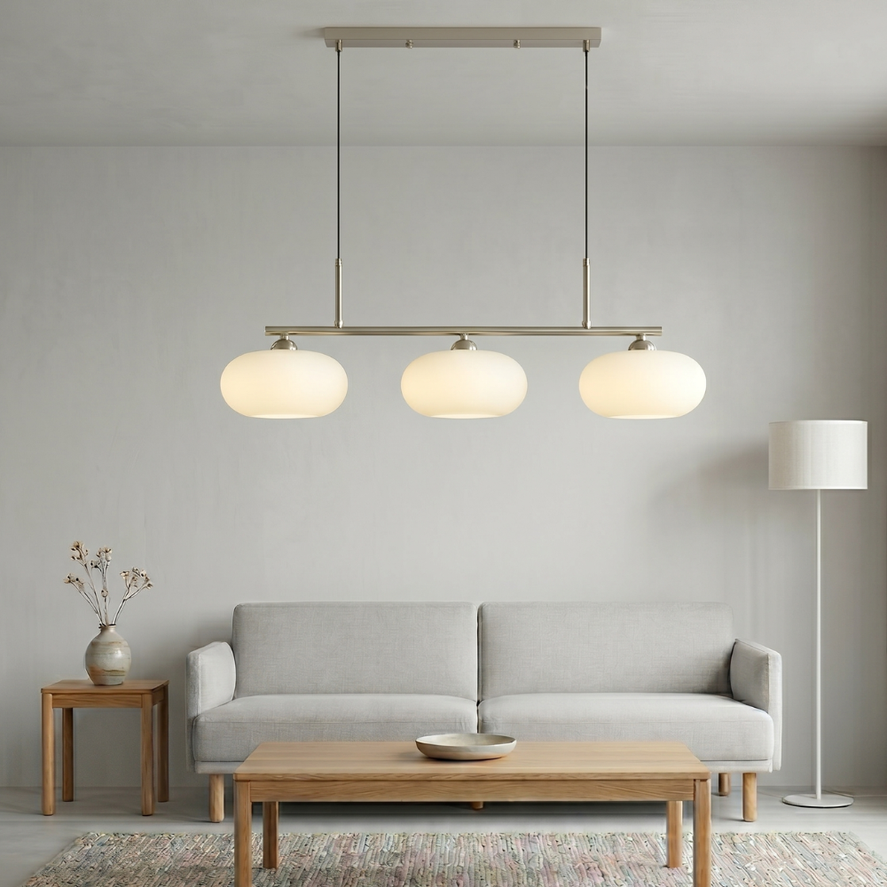 Birelun - Adjustable Glass Globe Pendant Light