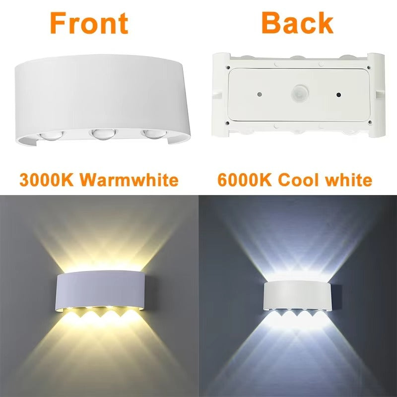 Luxara - Minimalist Outdoor Wall Light Rectangular Weatherproof