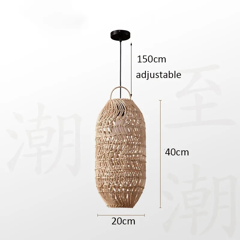 Veluné - Japanese Rattan Pendant Light