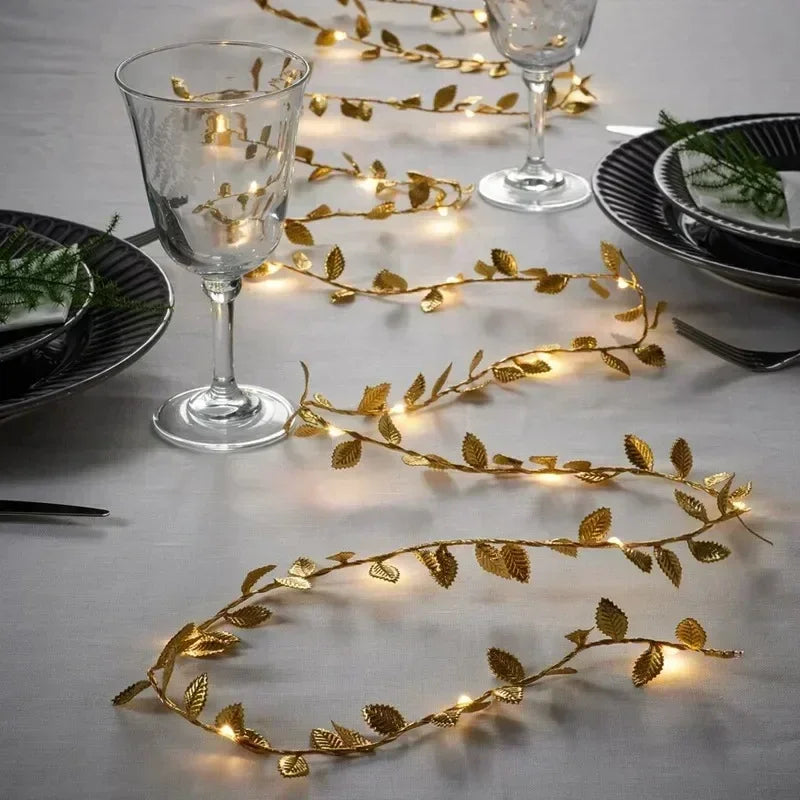 Liorow – Golden Leaf LED String Lights