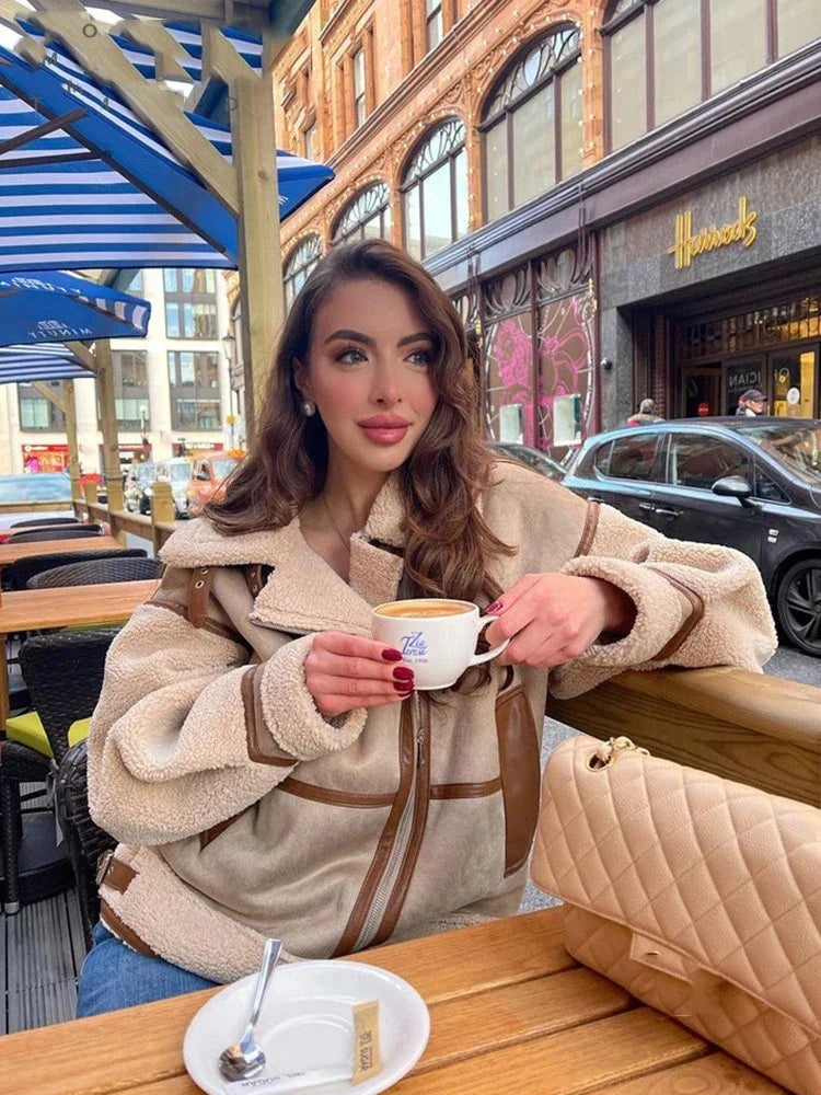 Lucrecia - Elegant Soft Coat for Women