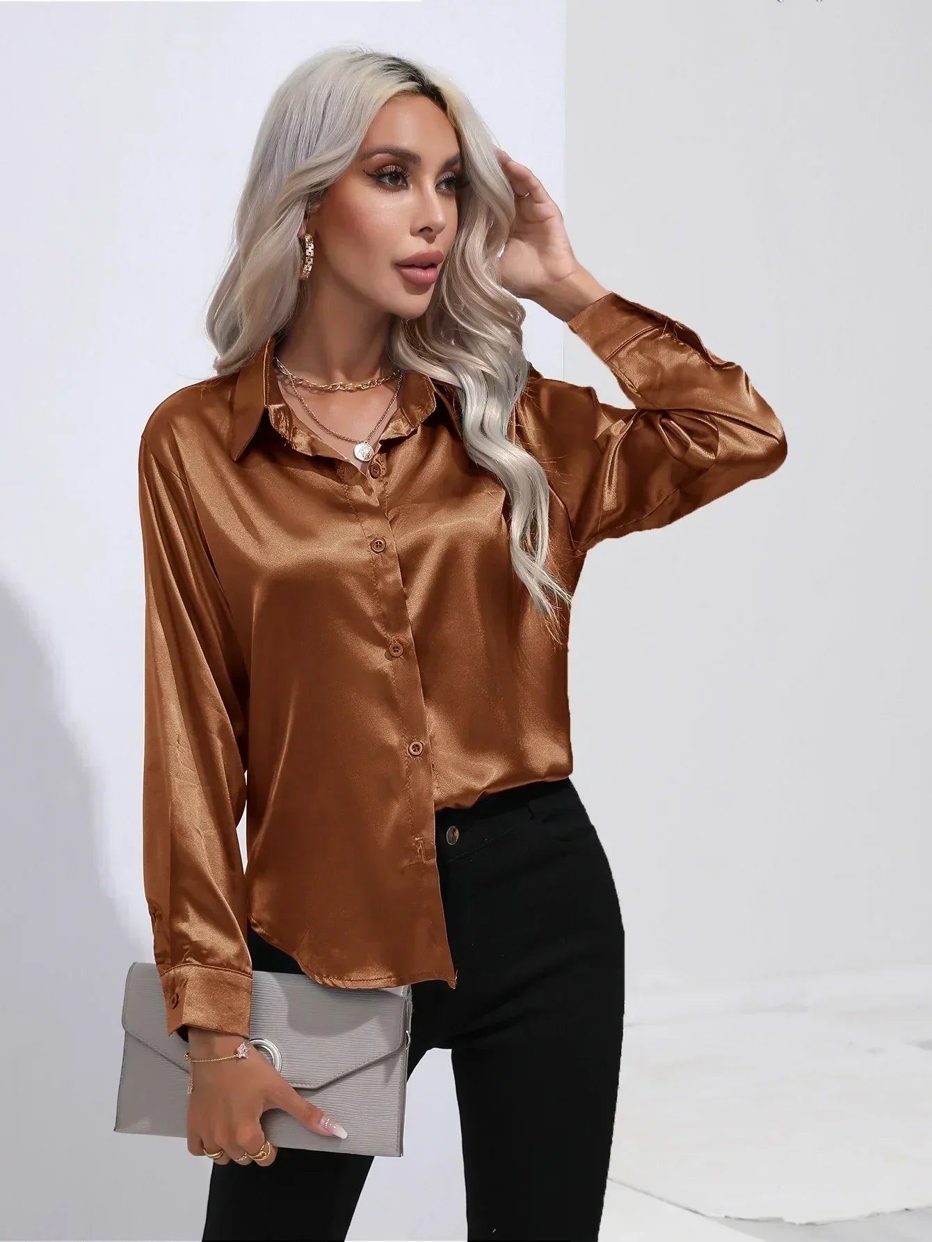Isotta - Satin Blouse