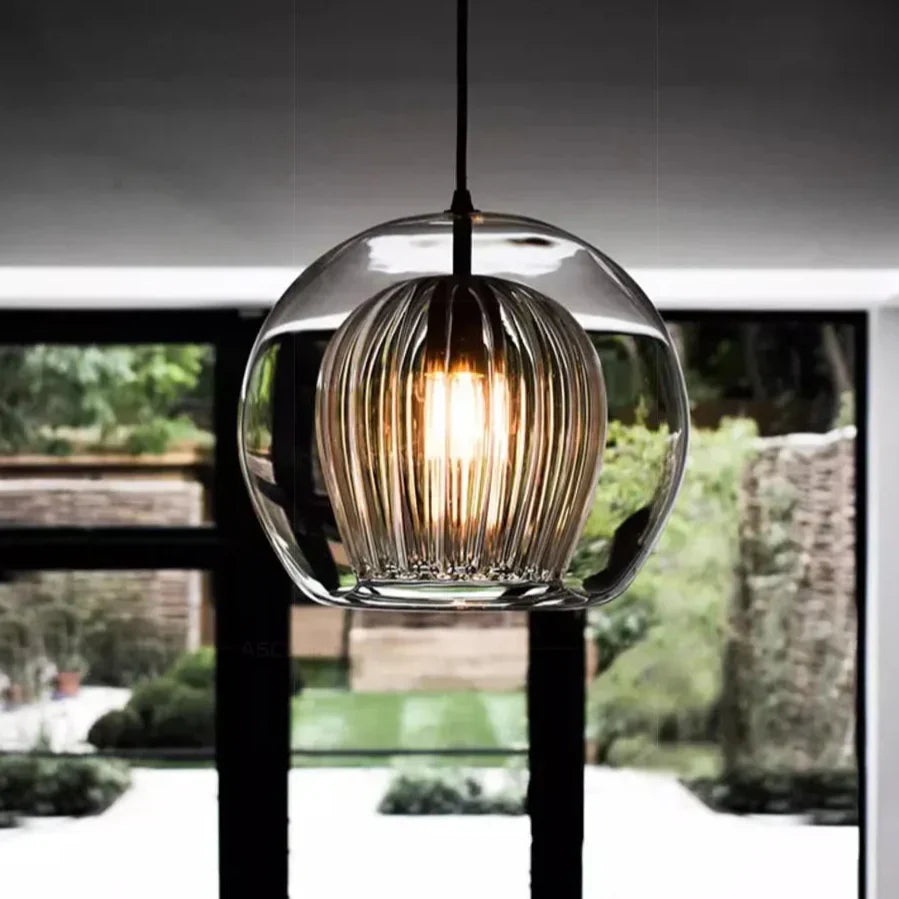 Pandra - Painted Glass LED Pendant Lamp
