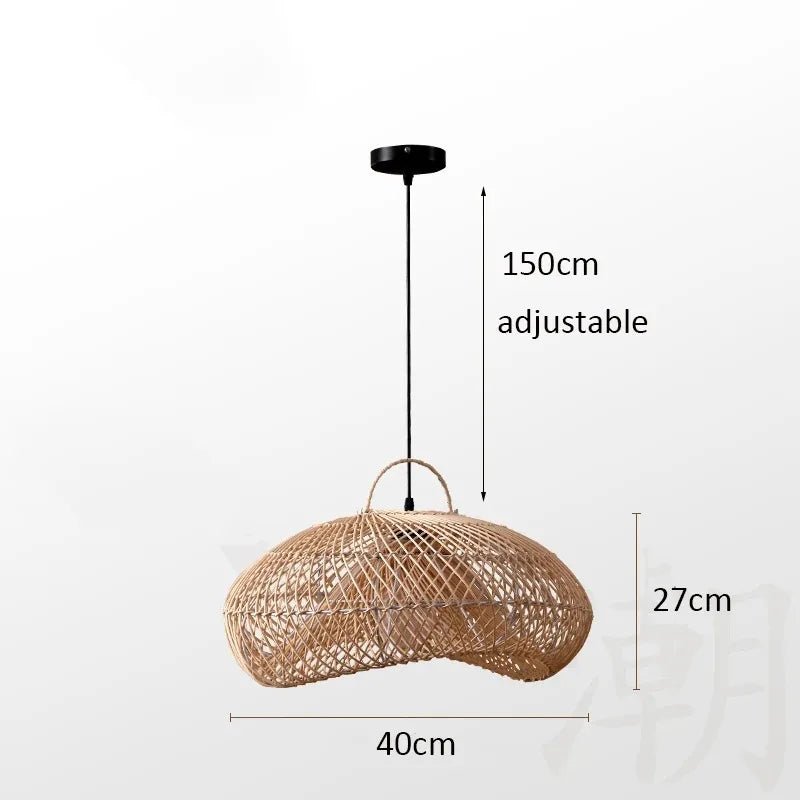 Veluné - Japanese Rattan Pendant Light