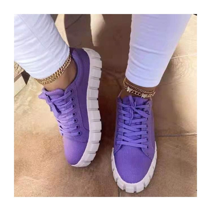 Dania - Orthopedische Damessneakers met Plateauzool