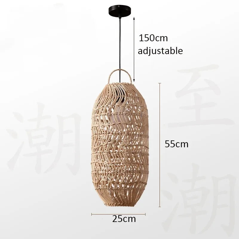 Veluné - Japanese Rattan Pendant Light