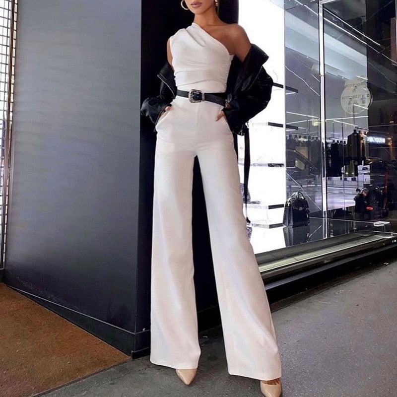 Eva | Elegant one-shoulder jumpsuit