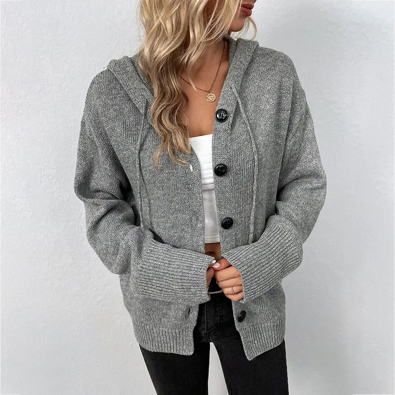Gerlie - Trendy Hoodie Cardigan for Women
