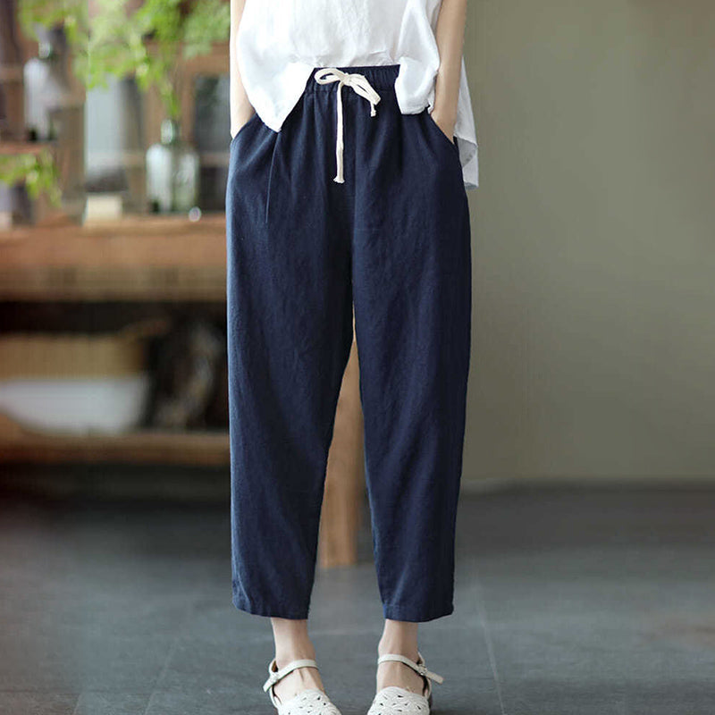 Kara - Cool trousers made of linen and cotton