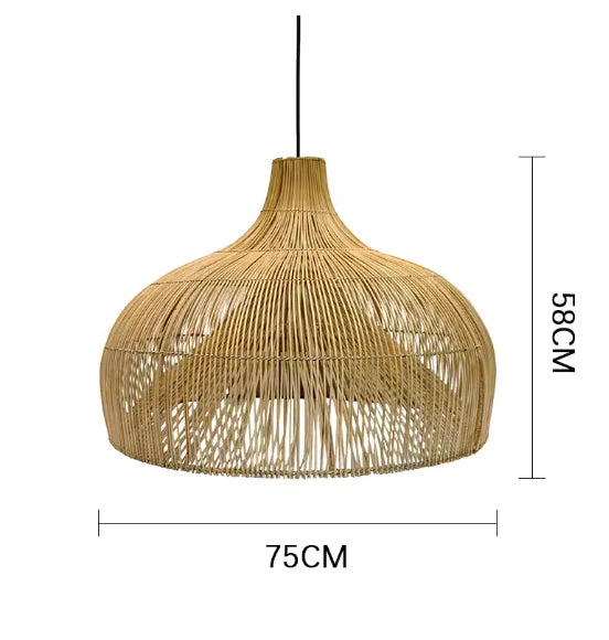 Veluné - Japanese Rattan Pendant Light