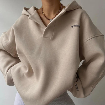 Vrouwentrui met oversized V-hals