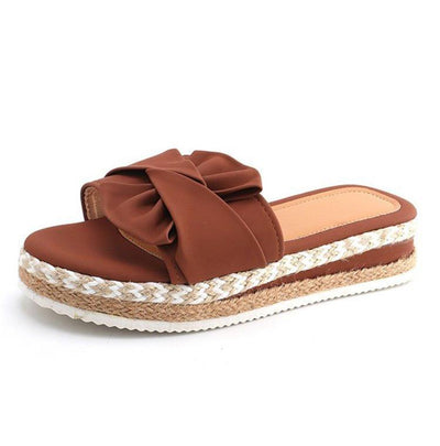 Vanya - Comfortabele Pantoffels met lint voor Vrouwen
