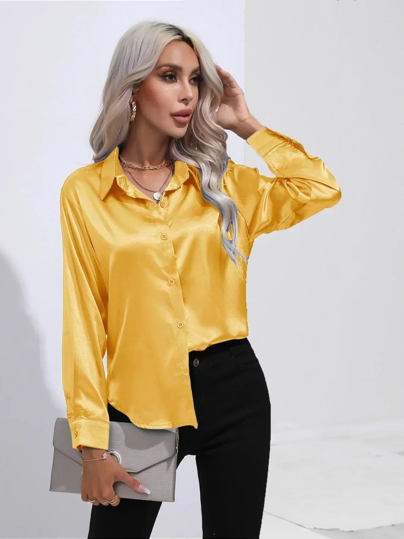 Isotta - Satin Blouse