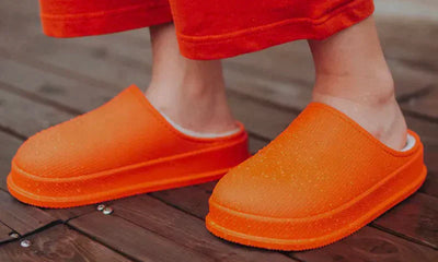 CosyFeet sandalen met bontvoering