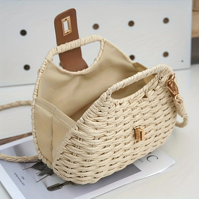 Seraphina | Elegant Woven Crossbody Handbag