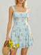 Serena | Romantische Bloemen Zomerjurk met Open Rug
