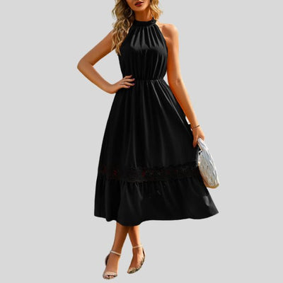 Serenity | Elegante Maxi Jurk met Kantdetails