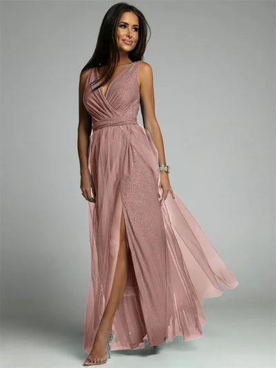 Thelma - Blush Splitjurk voor Dames - Vrouwelijk & Glamoureus