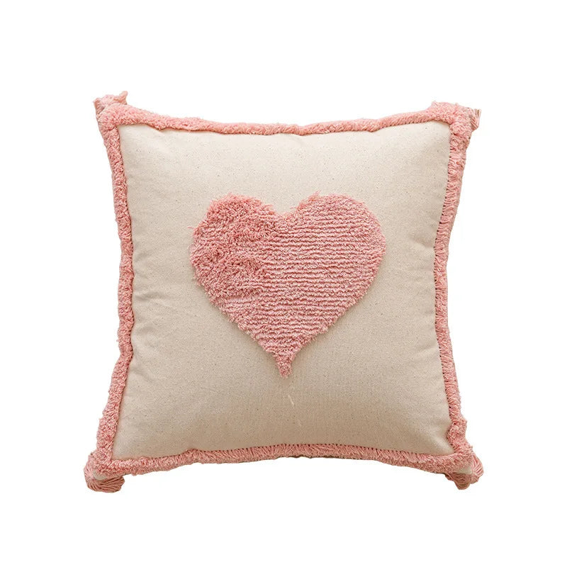 Velunara - Geometric Tufted Cushion Cover