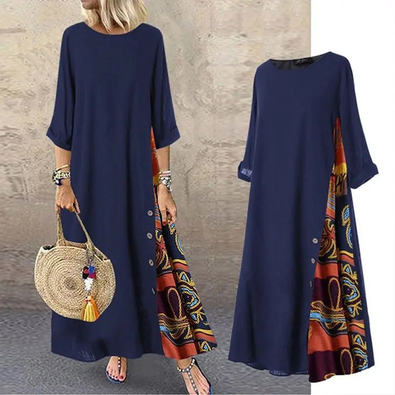 Yara - vintage zomerjurk plus size