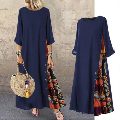 Yara - vintage zomerjurk plus size
