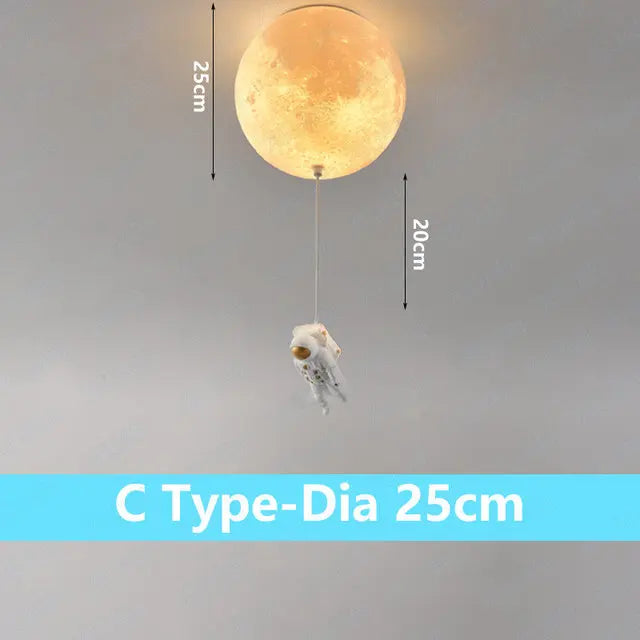 Astravelle - Astronaut Bubble Ceiling Lamp