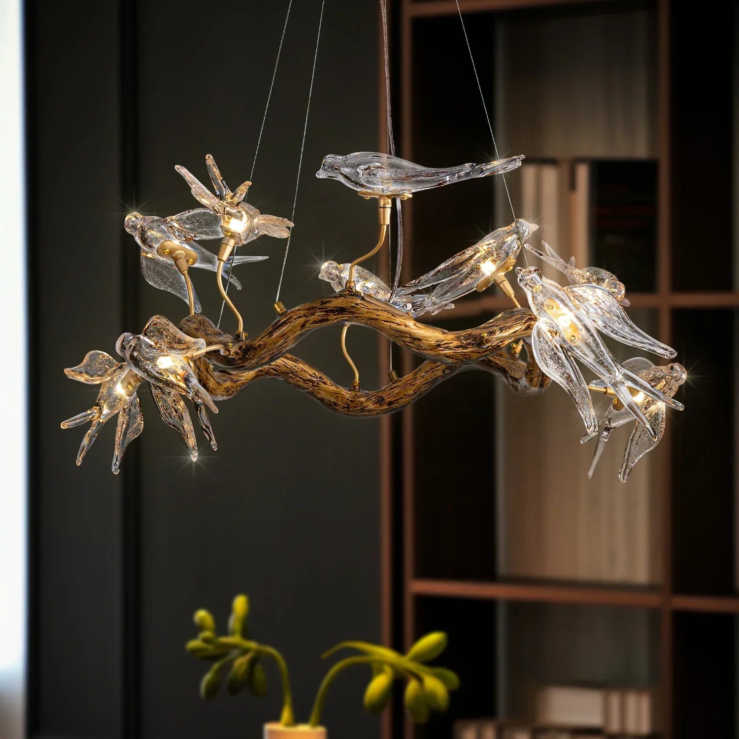 Sylverra - Swallow Branch Chandelier Pendant Lamp
