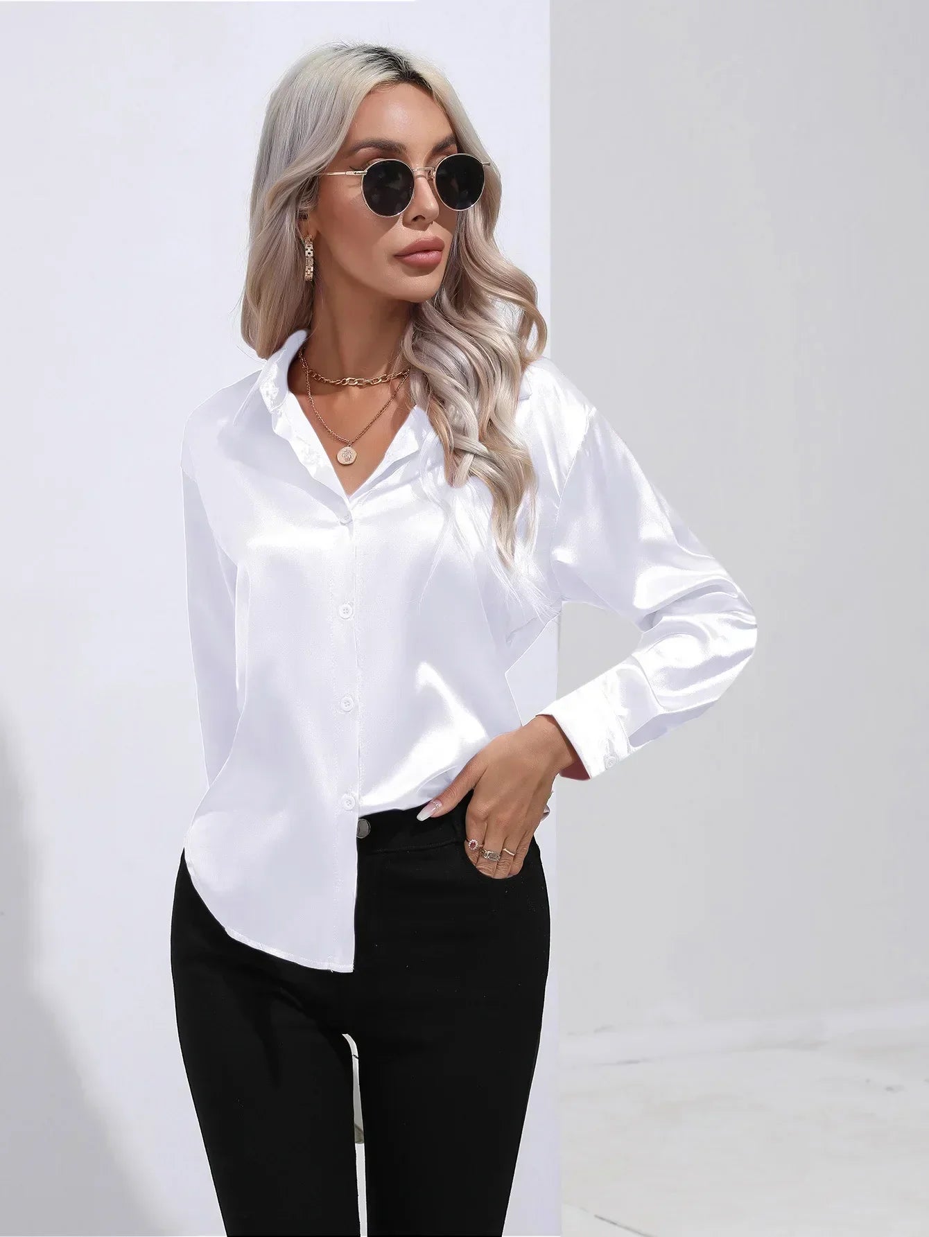 Isotta - Satin Blouse