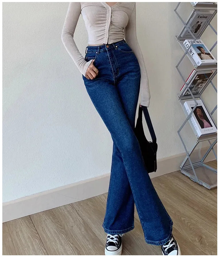 Penne - Hoge Slim Fit Stretch Jeans