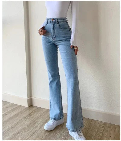 Penne - Hoge Slim Fit Stretch Jeans