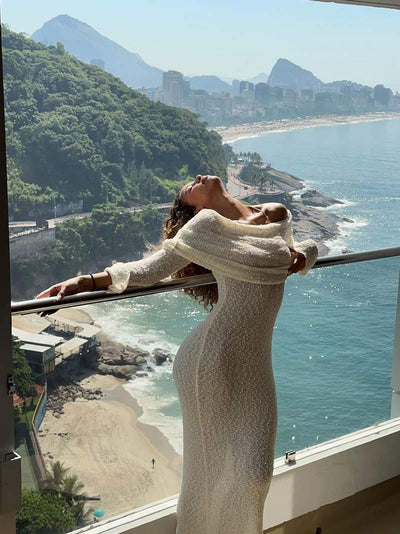 Janyce - Elegante Offshoulder Jurk voor Vrouwen
