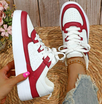 Sophie - Modieuze zachte sneakers voor dames met luipaardprint en spannende prints