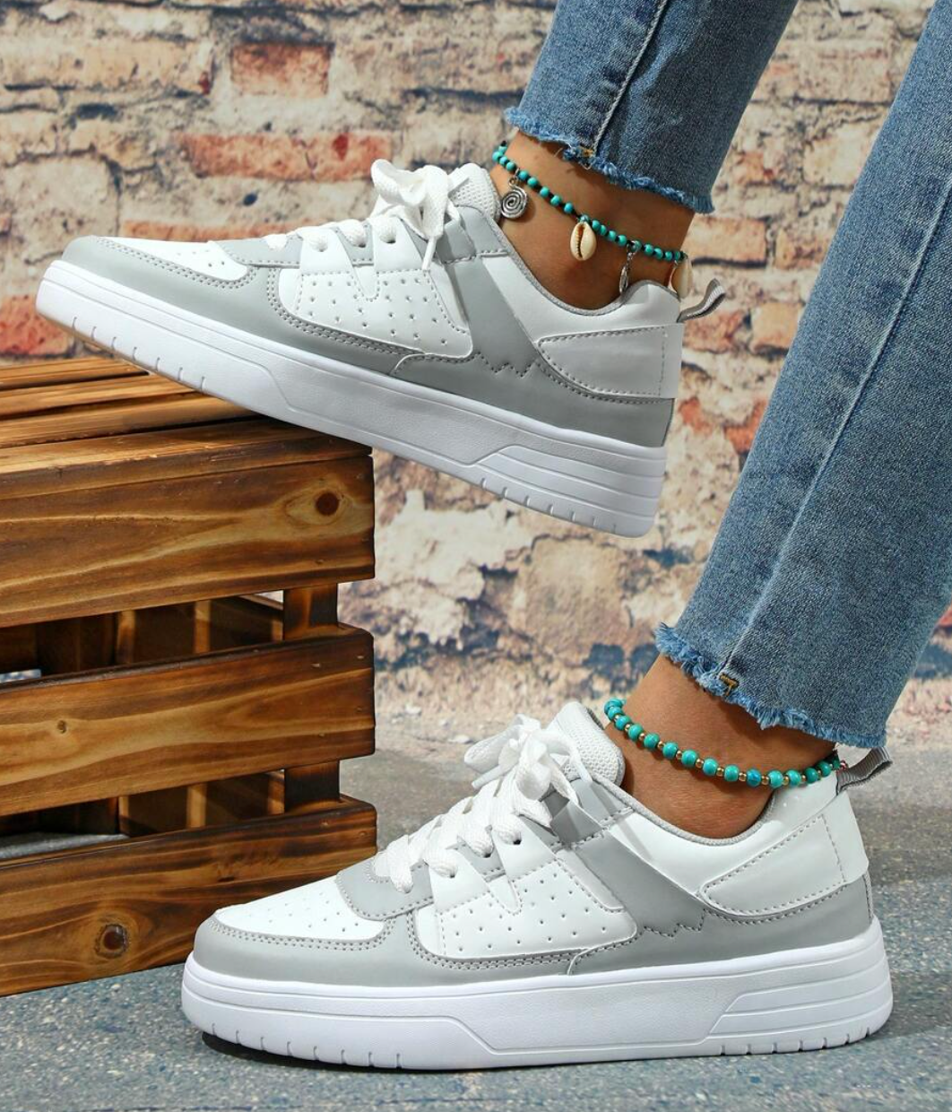 Sophie - Modieuze zachte sneakers voor dames met luipaardprint en spannende prints