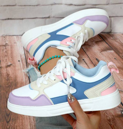 Sophie - Modieuze zachte sneakers voor dames met luipaardprint en spannende prints