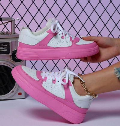Sophie - Modieuze zachte sneakers voor dames met luipaardprint en spannende prints
