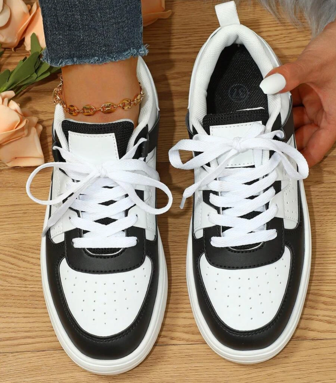 Sophie - Modieuze zachte sneakers voor dames met luipaardprint en spannende prints